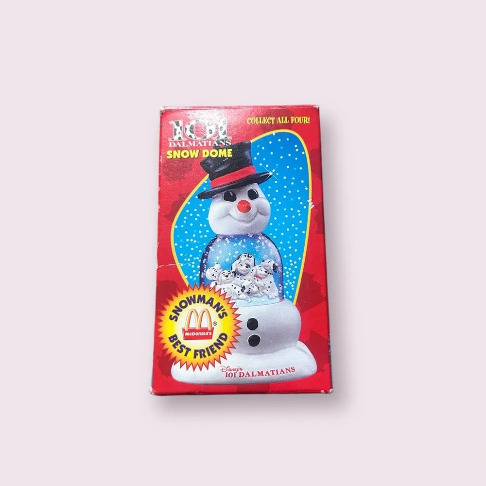 Vintage 1996 McDonald’s Disney 101 Dalmatians Snow Dome Small Collector Toy - Picture 4 of 10